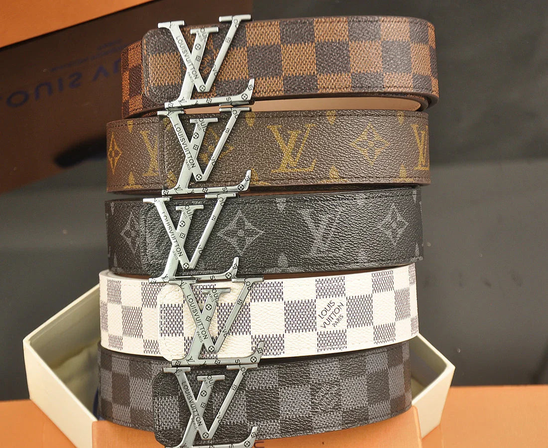 5 Colors   four-leaf clover pattern printed belt