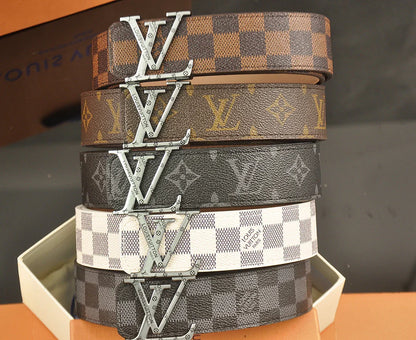 5 Colors   four-leaf clover pattern printed belt