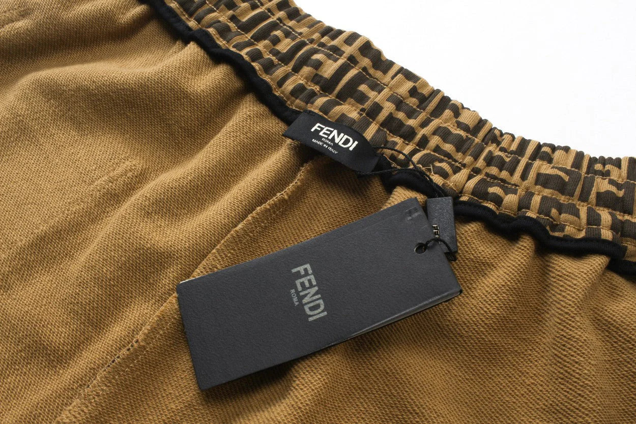 250212 High quality classic print knit shorts