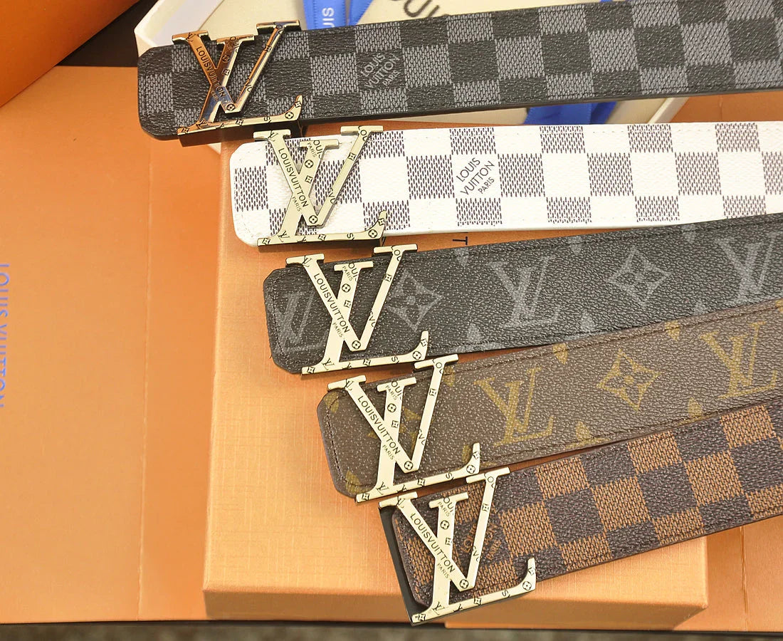 5 Colors   four-leaf clover pattern printed belt