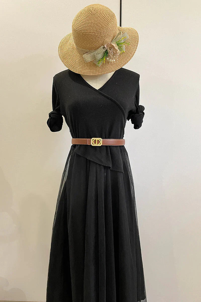 6 Colors   rhinestone CD lychee pattern double-sided belt