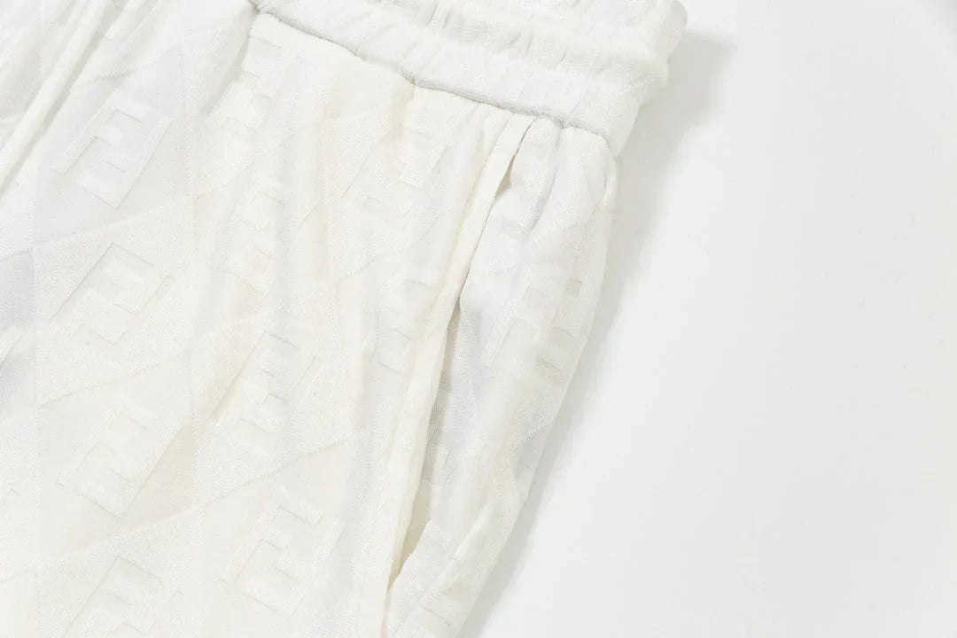 250218 New diamond textured towel knit shorts