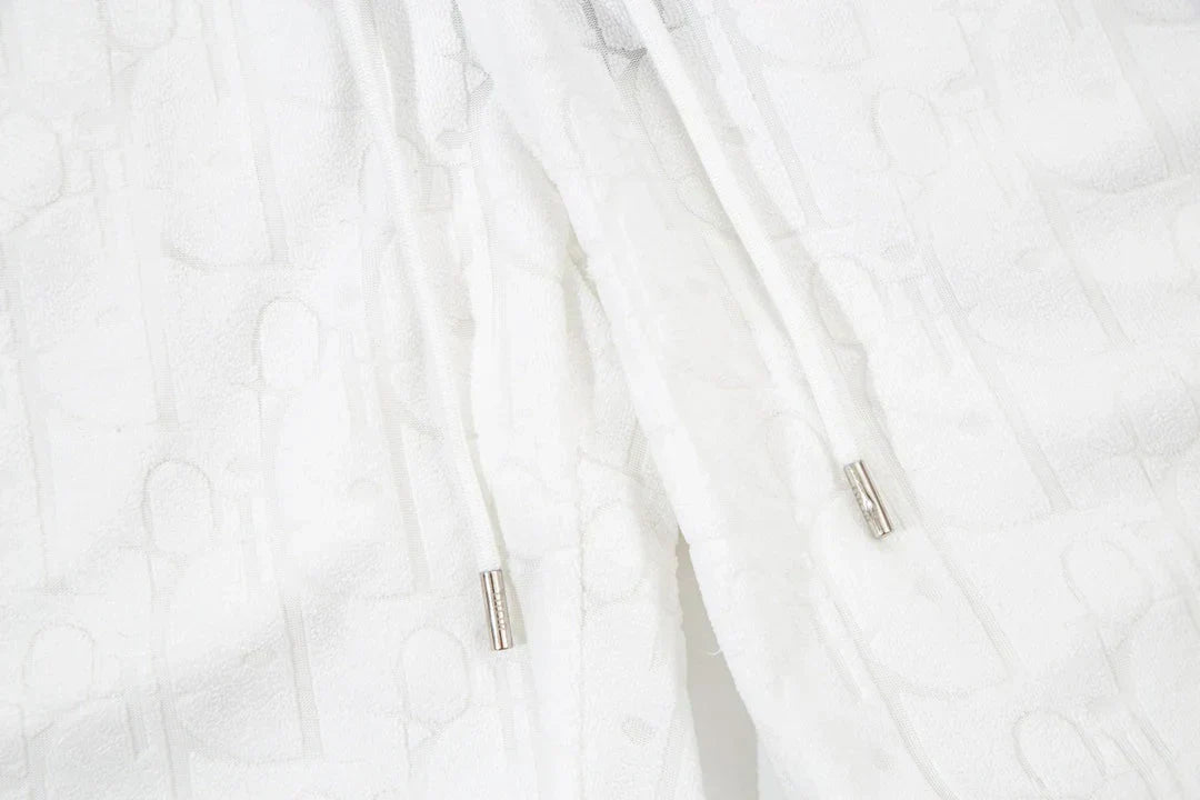 1211 New plaid jacquard towel shorts