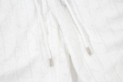 1211 New plaid jacquard towel shorts