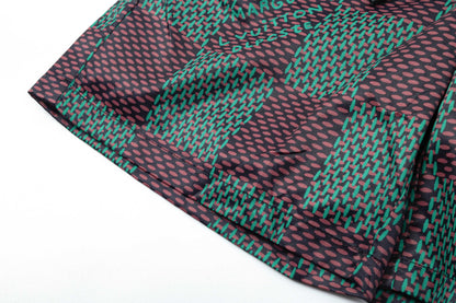 250313 New classic chequered print shorts