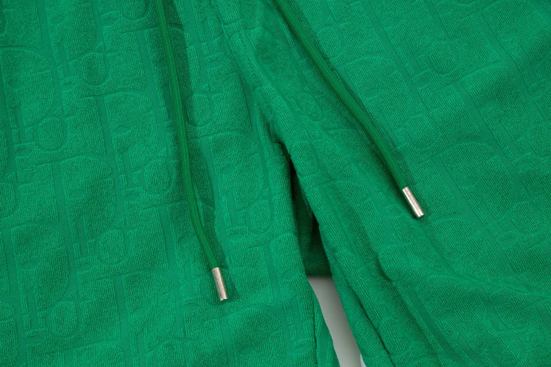 1211 New plaid jacquard towel shorts