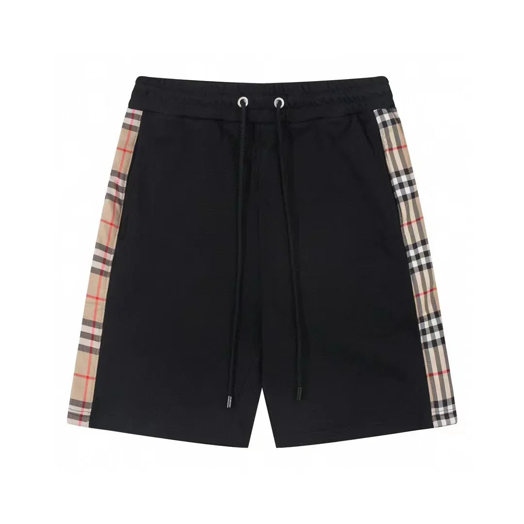 250212 Classic ribbon patchwork knitted cotton shorts