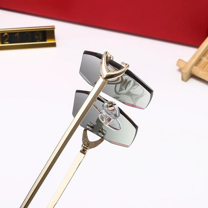 5 Colors Fashion Frameless Sunglasses 2109