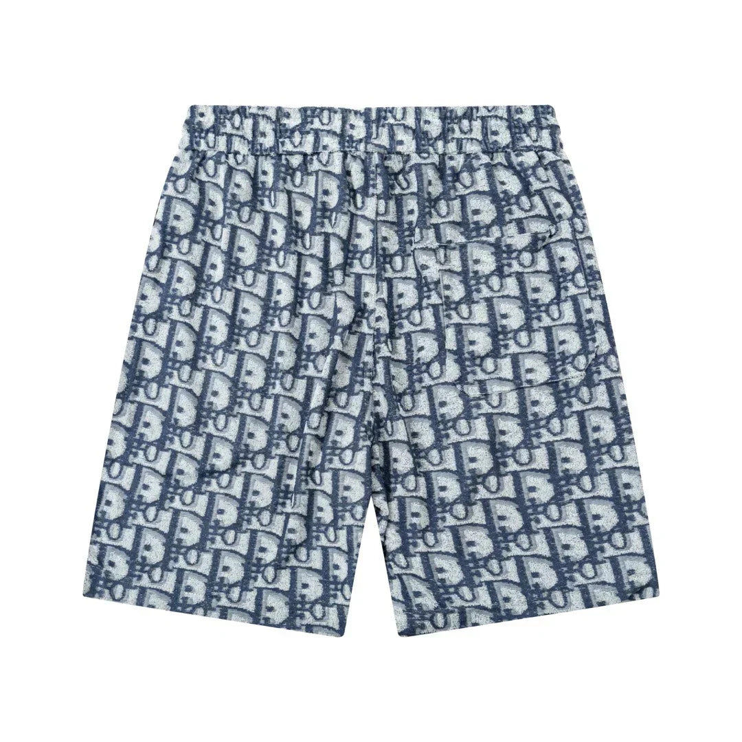 0205 New high quality letter dark jacquard shorts