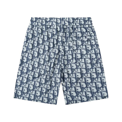 0205 New high quality letter dark jacquard shorts