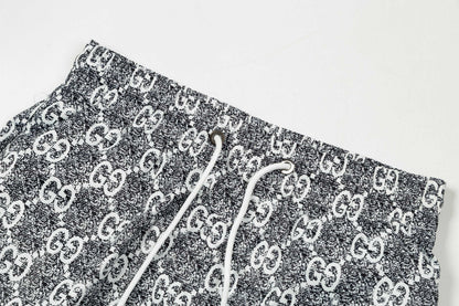 250313 New fashion gradient full print shorts