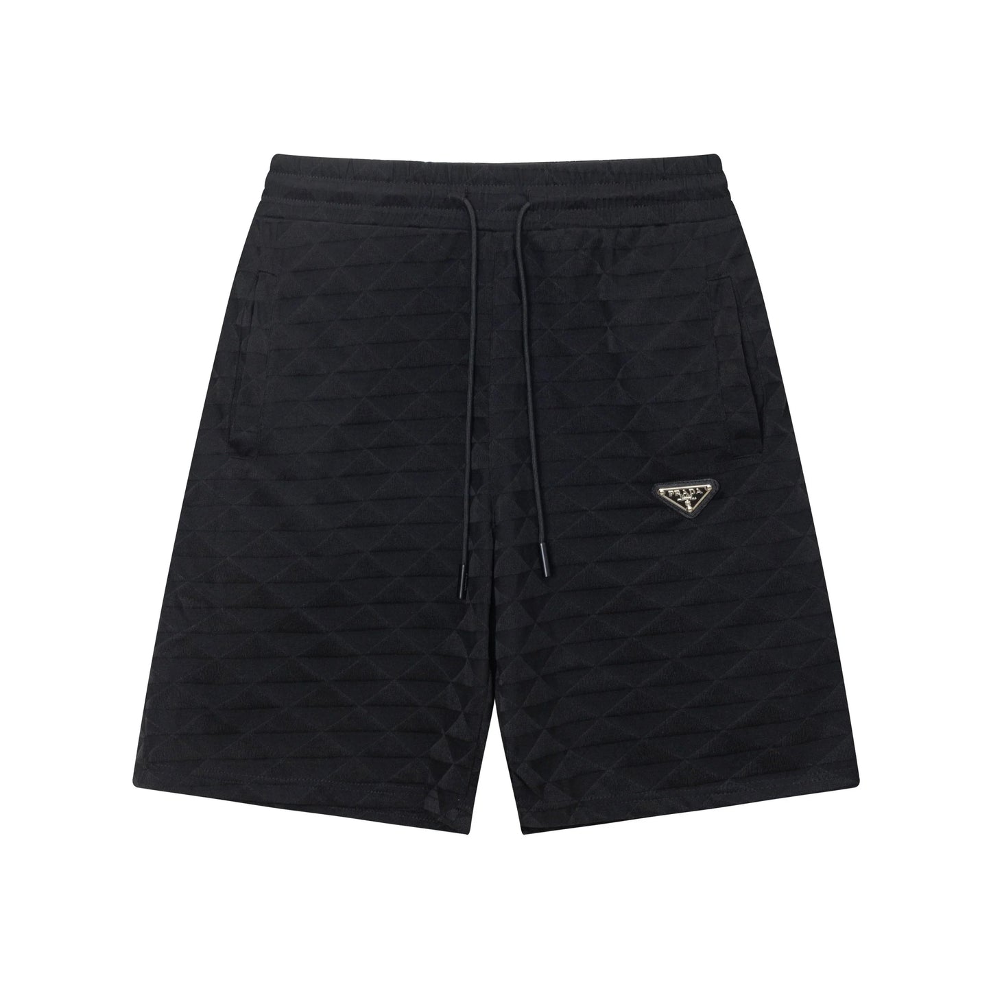 250313 New high quality jacquard metal label shorts