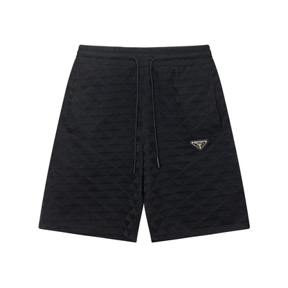 250313 New high quality jacquard metal label shorts