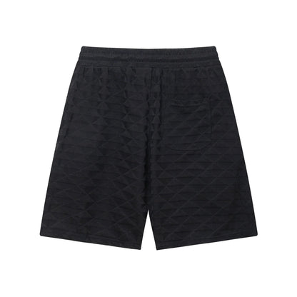 250313 New high quality jacquard metal label shorts