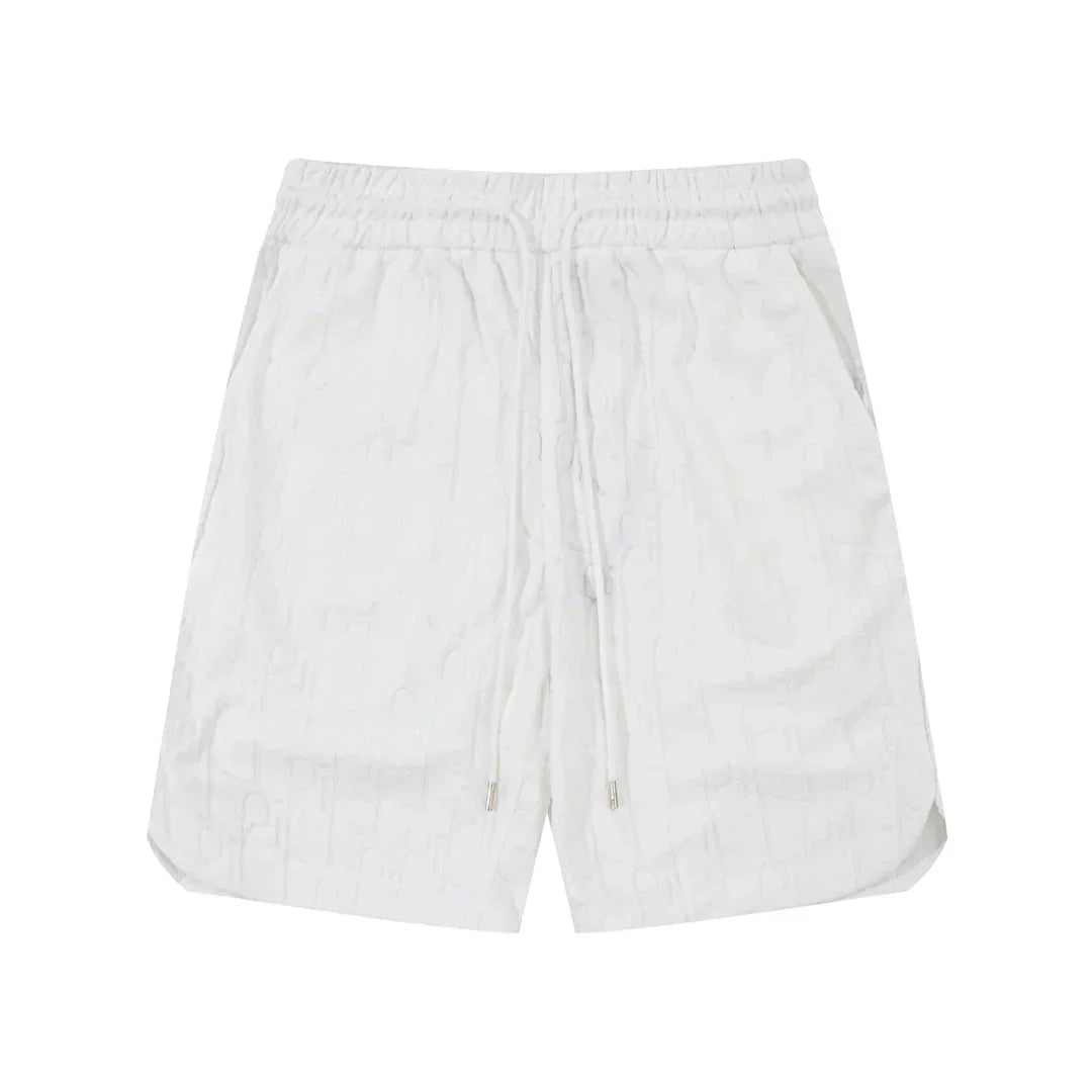 1211 New plaid jacquard towel shorts