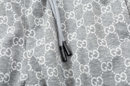 250313 New high quality knitted jacquard full print shorts