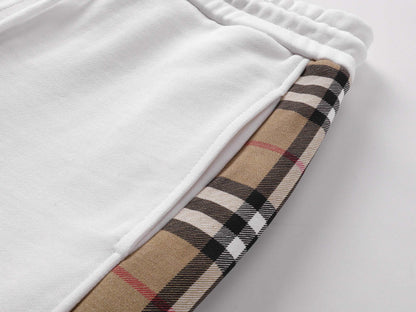 0205 High quality classic plaid color matching casual shorts