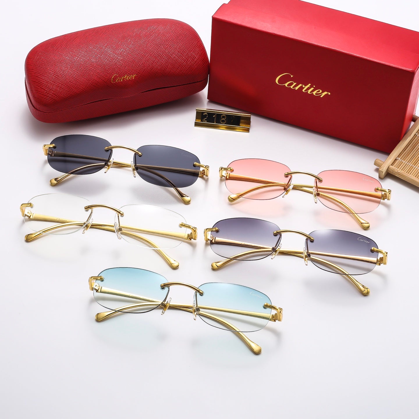 Fashion Oval Stylish Sunglasses 2187