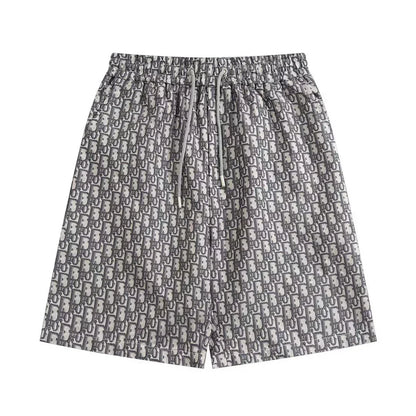 250313 New high quality flocking cotton printed shorts