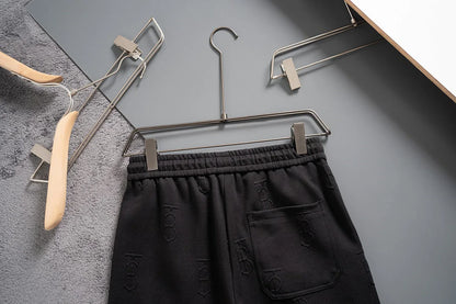 250224 New high quality jacquard knit stretch shorts