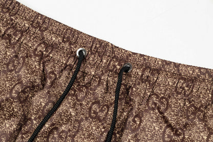 250313 New fashion gradient full print shorts