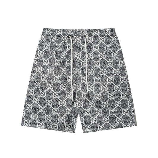 250313 New fashion gradient full print shorts