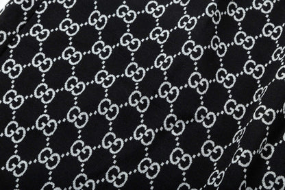 250313 New high quality knitted jacquard full print shorts