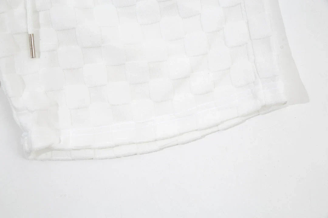 1211 New plaid jacquard towel shorts