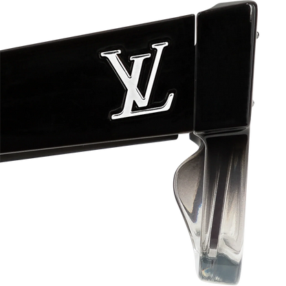 Hot Gradient Black Square Sunglasses