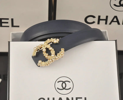 5 color perfume bottle double C belt