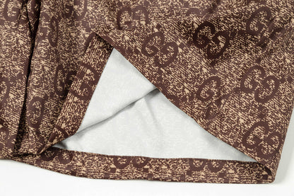 250313 New fashion gradient full print shorts