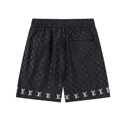 250313 New high quality full embroidered shorts