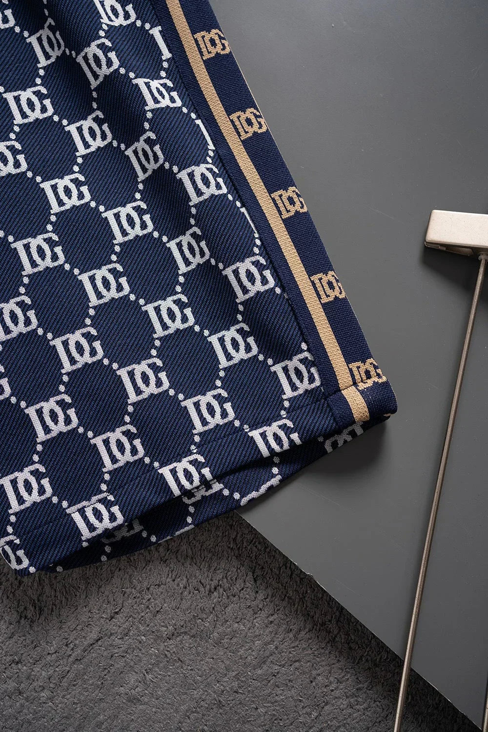 250224 New high quality jacquard knit stretch shorts