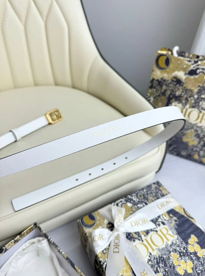 Double-sided cowhide 2.0cm belt