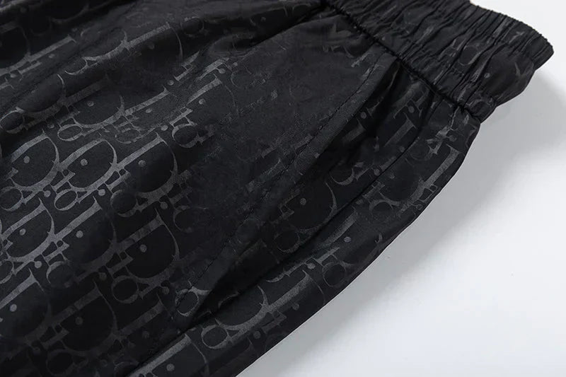 250313 New high quality full embroidered shorts