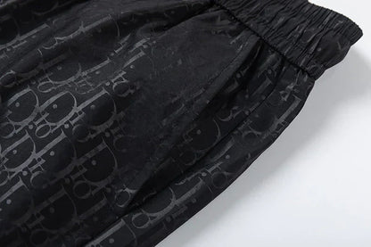 250313 New high quality full embroidered shorts