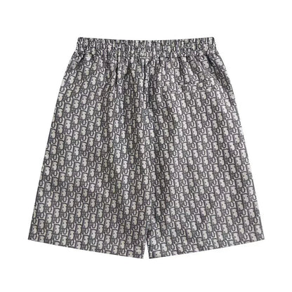 250313 New high quality flocking cotton printed shorts