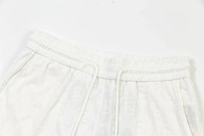 250218 New diamond textured towel knit shorts