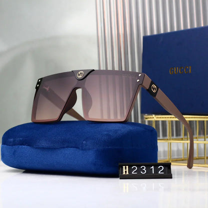 Large frame retro sunglasses