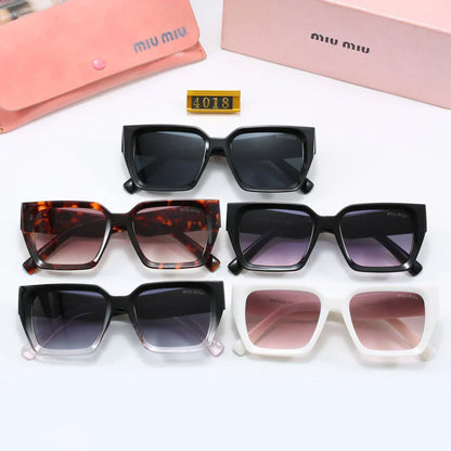 square frame universal sunglasses 4018