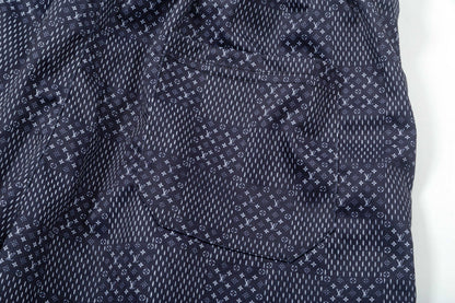 250313 New high quality knitted jacquard full print shorts