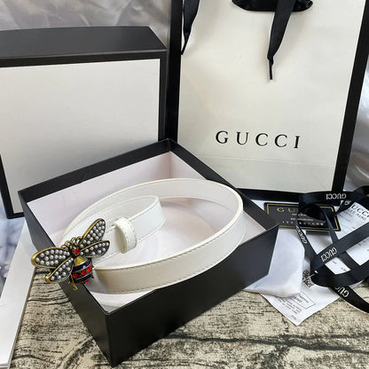 4 Colors  bee lychee pattern double-sided belt