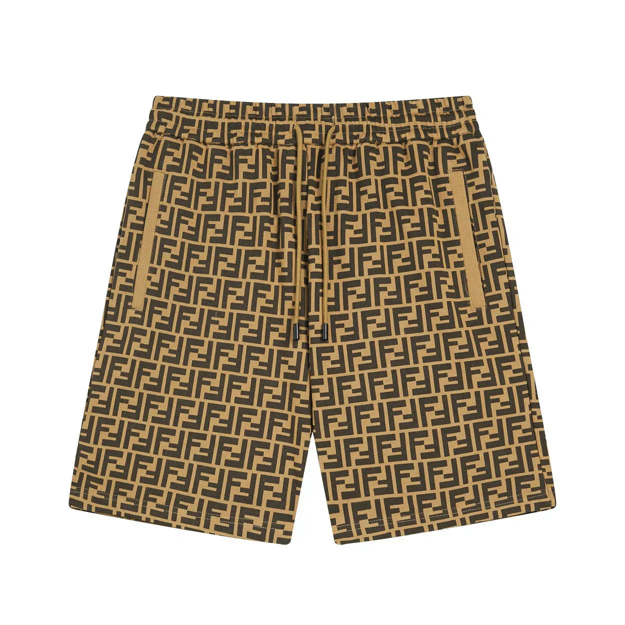 250212 High quality classic print knit shorts