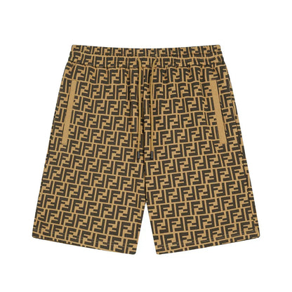 250212 High quality classic print knit shorts