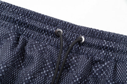 250313 New high quality knitted jacquard full print shorts