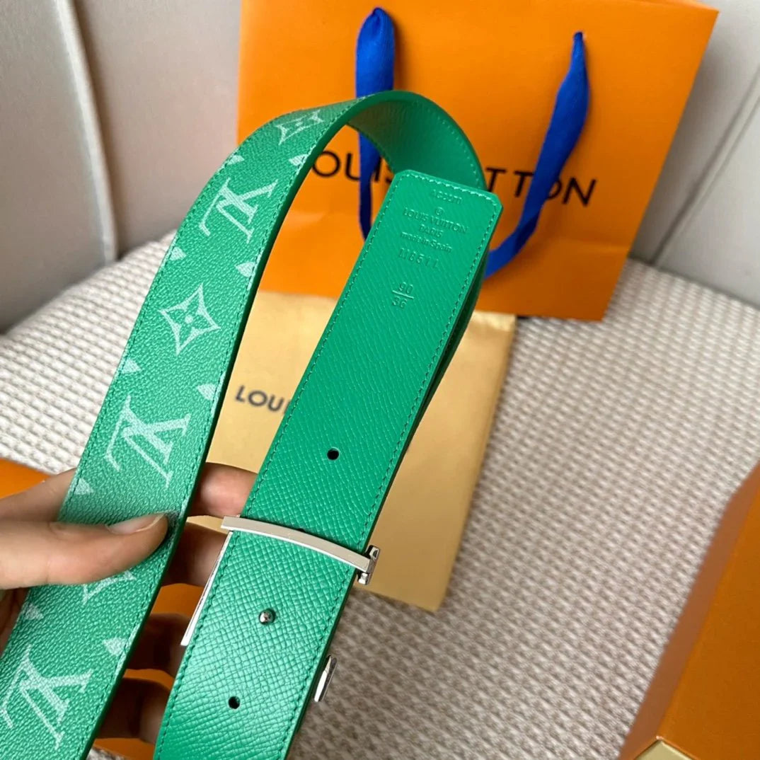 Saffiano calfskin belt