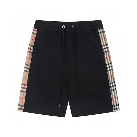 250212 Classic ribbon patchwork knitted cotton shorts