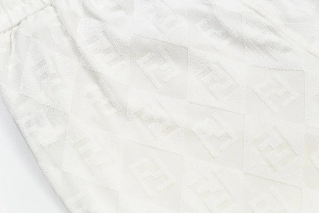 250218 New diamond textured towel knit shorts