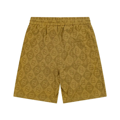 250218 New diamond textured towel knit shorts