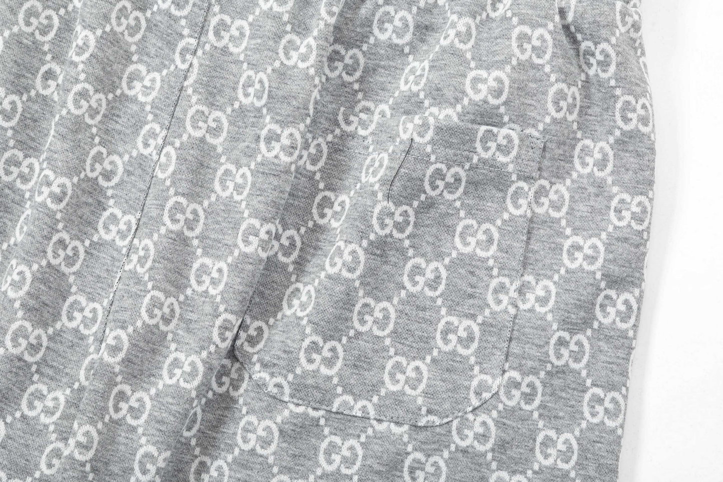 250313 New high quality knitted jacquard full print shorts